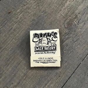 Dicks L A S T Resort matchbook